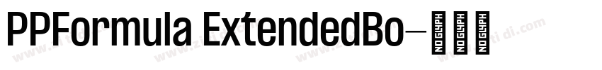 PPFormula ExtendedBo字体转换